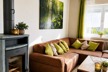 gemütliches Wohnzimmer - Ferienwohnung